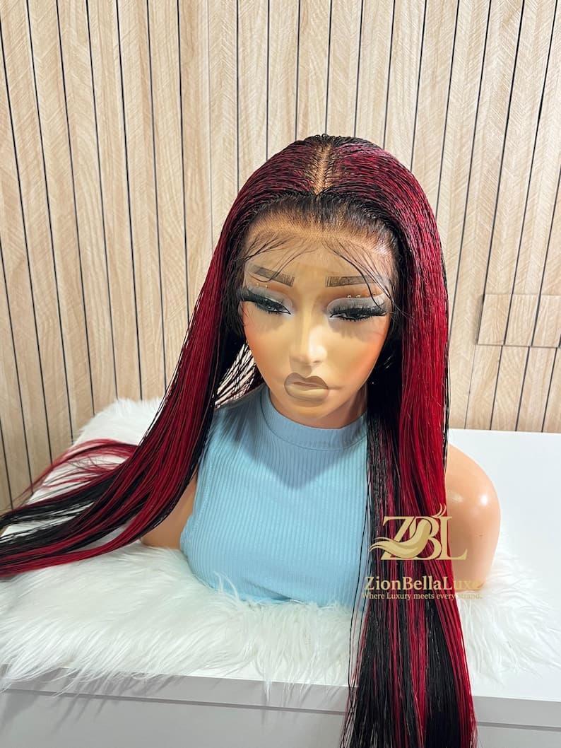 Nano Twist Full Lace Braided Wig for Black Women | 24” Million Twists.