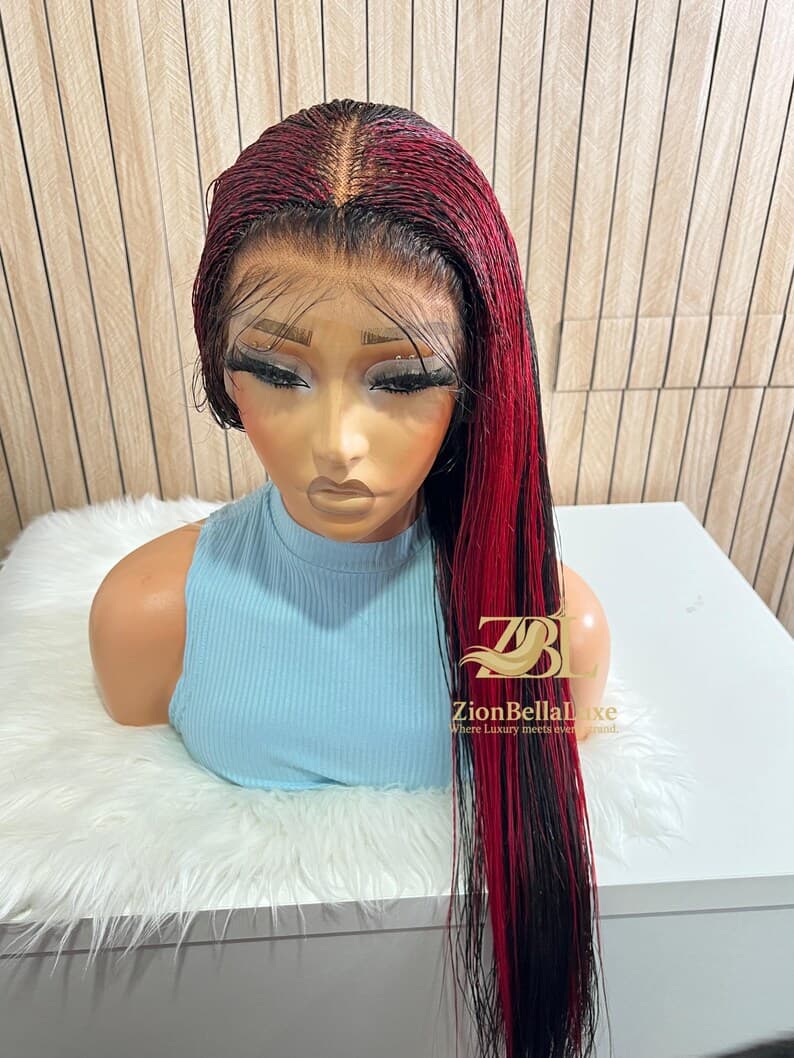 Nano Twist Full Lace Braided Wig for Black Women | 24” Million Twists.