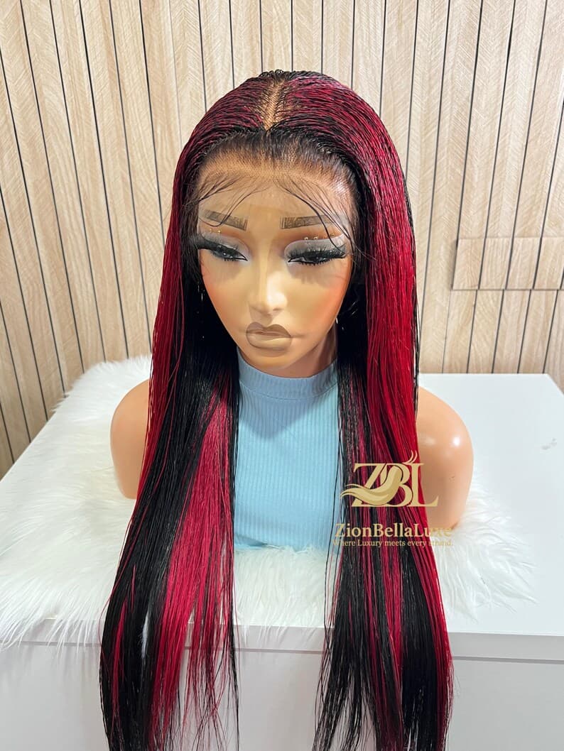 Nano Twist Full Lace Braided Wig for Black Women | 24” Million Twists.