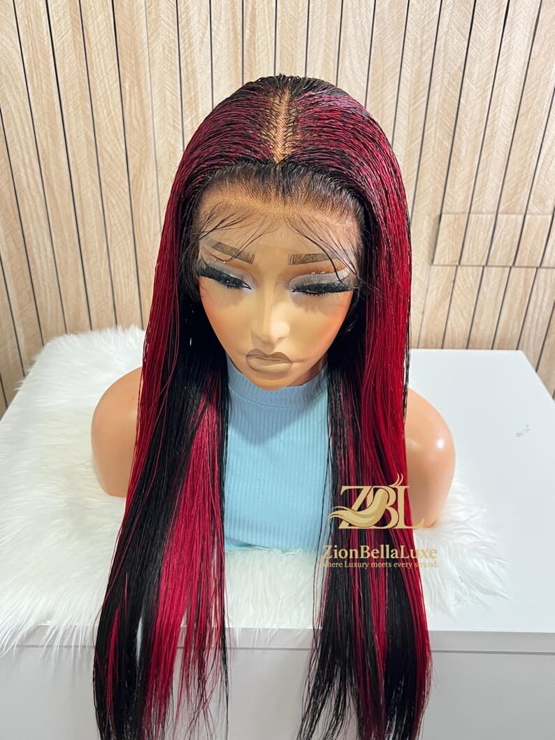 Nano Twist Full Lace Braided Wig for Black Women | 24” Million Twists.