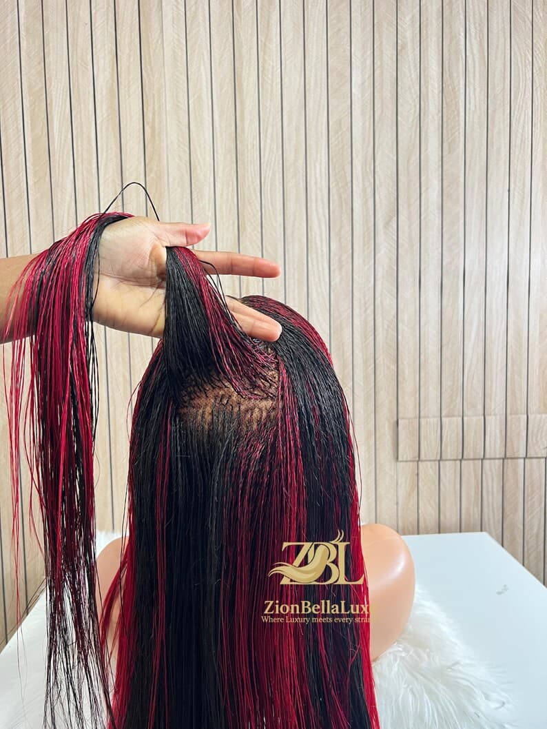 Nano Twist Full Lace Braided Wig for Black Women | 24” Million Twists.