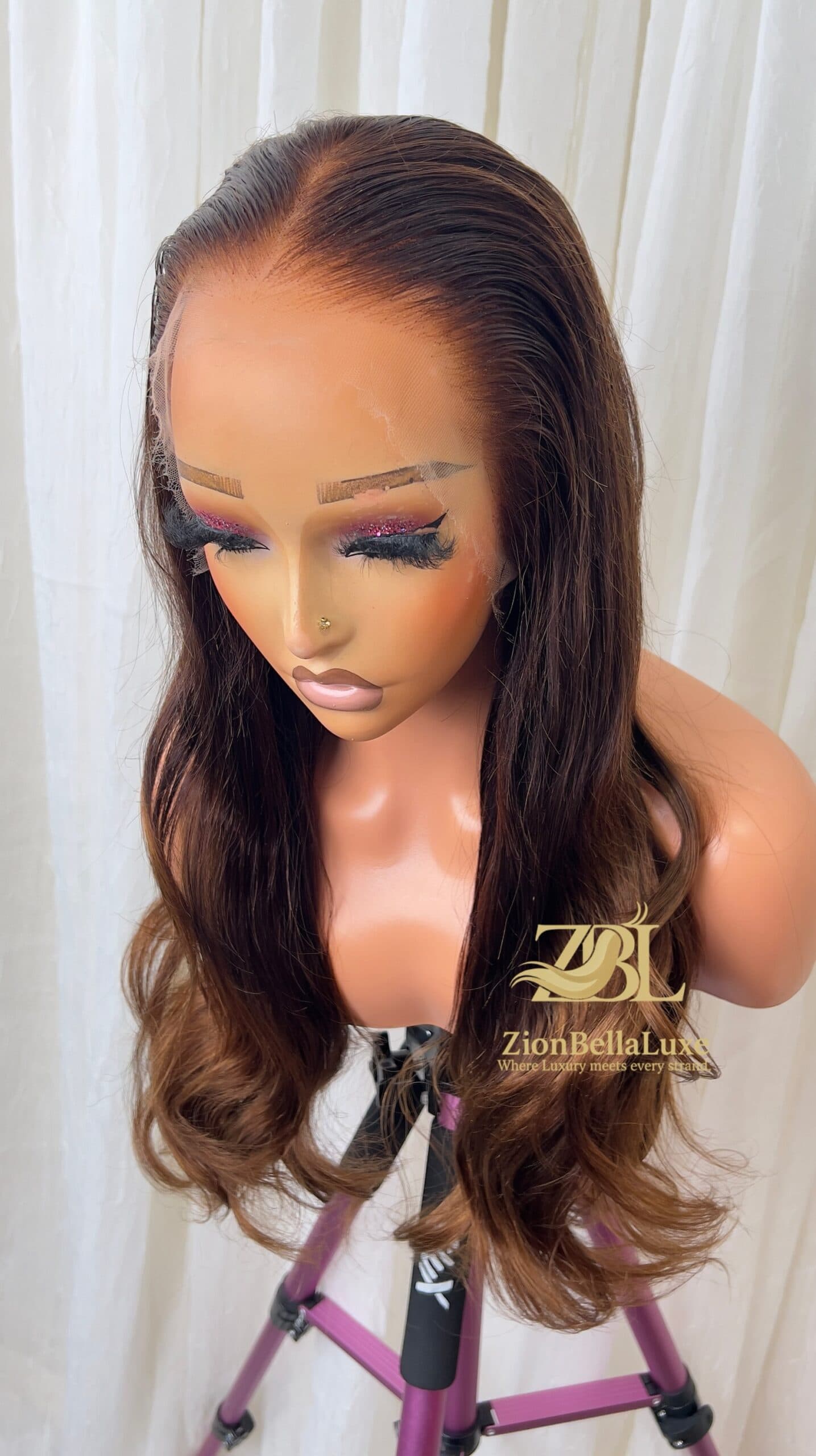 Cheryl Unit: 13*4 HD Lace front Wavy Unit Tip.
