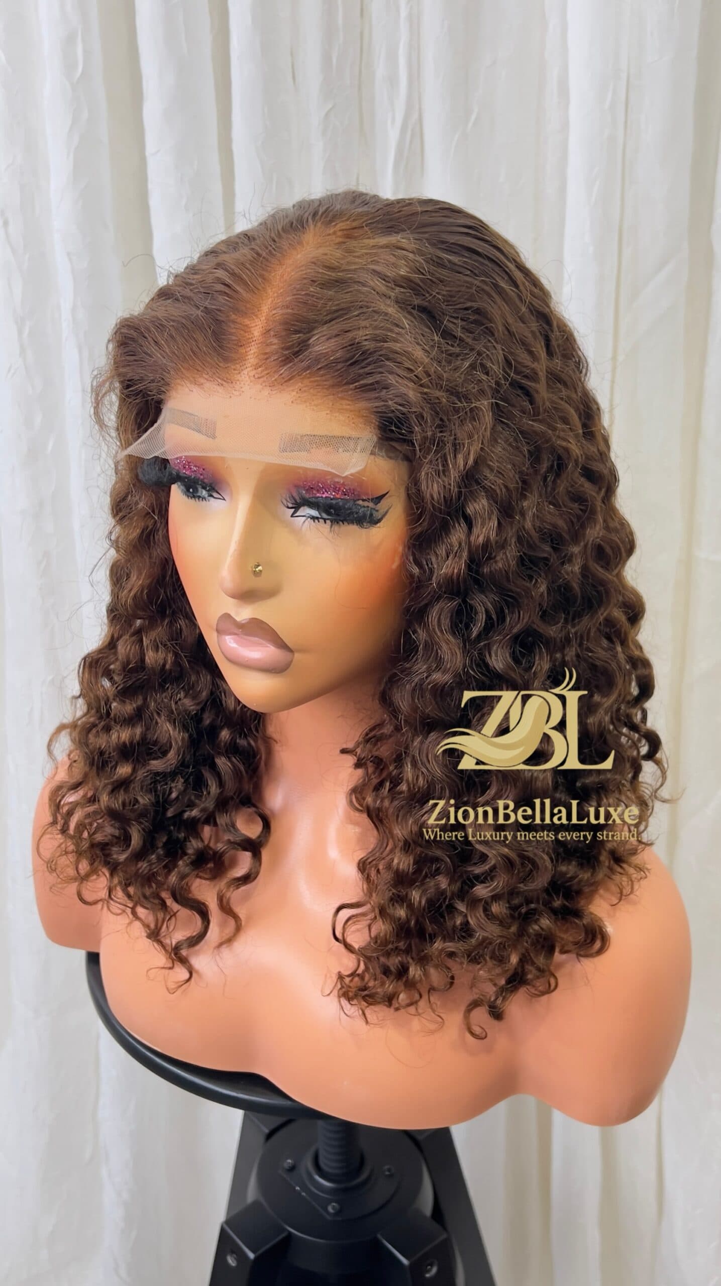 Mia Unit: 5*5 Lace Front Jerry curls Unit 16 inches.