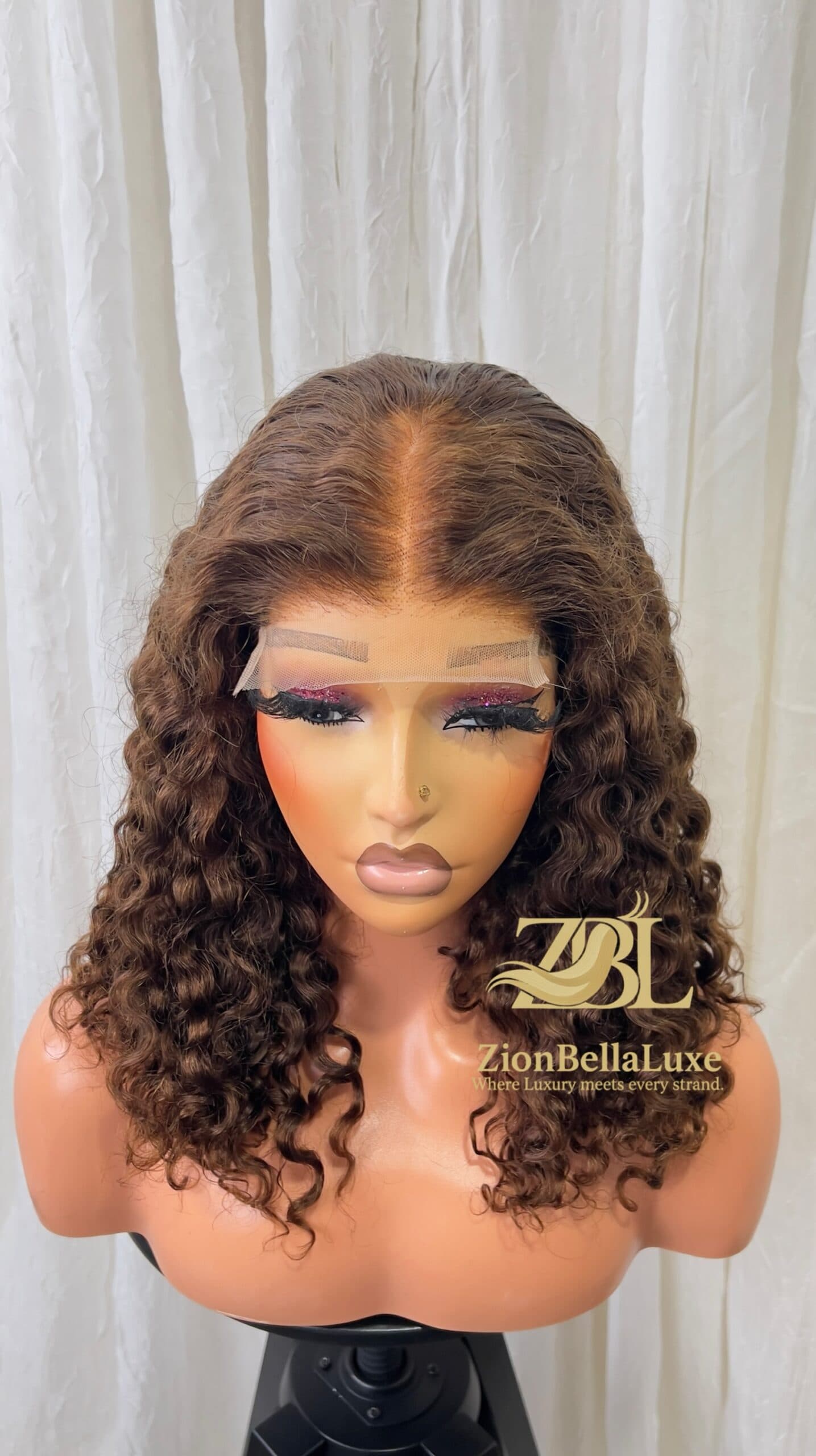 Mia Unit: 5*5 Lace Front Jerry curls Unit 16 inches.