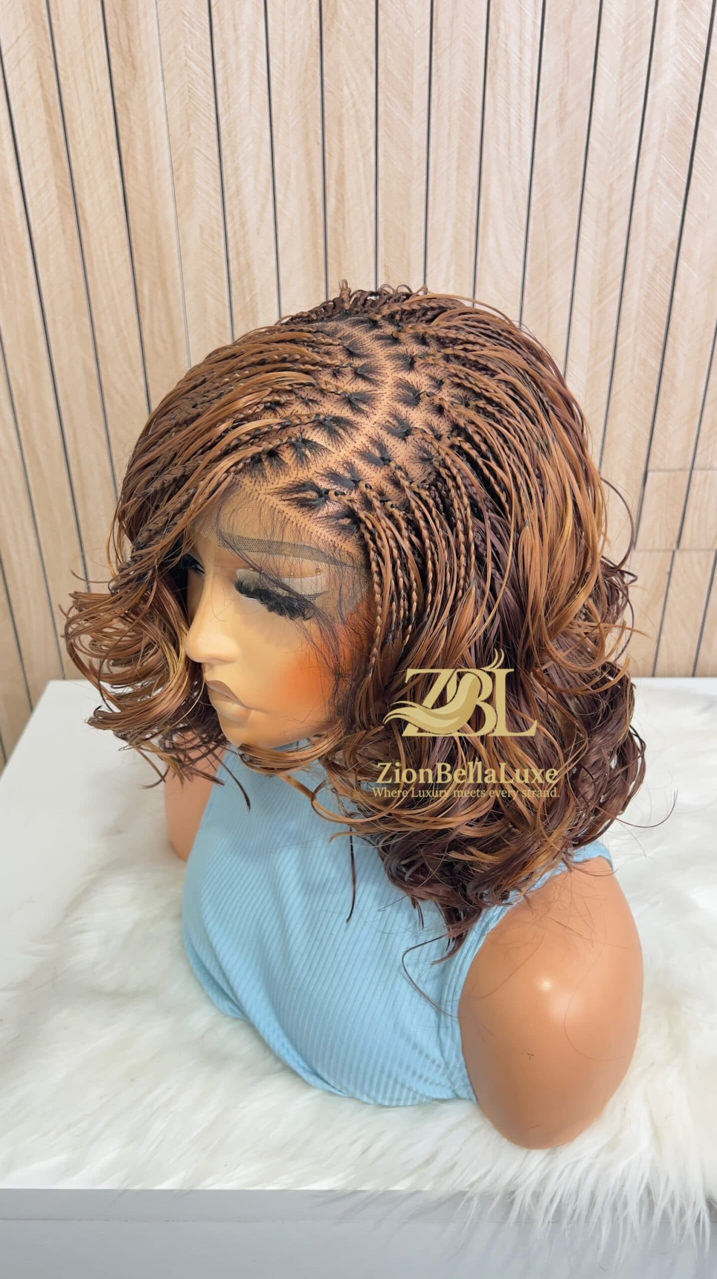 Brown Bob French Curls