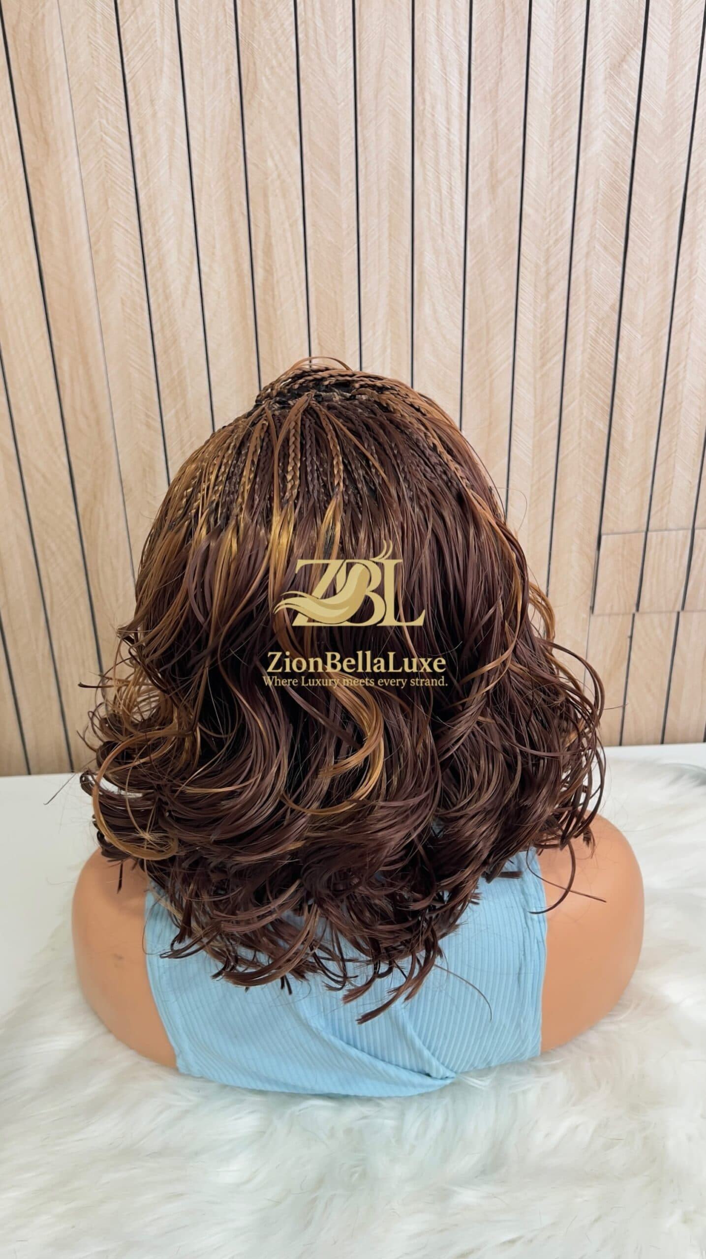 Brown Bob French Curls