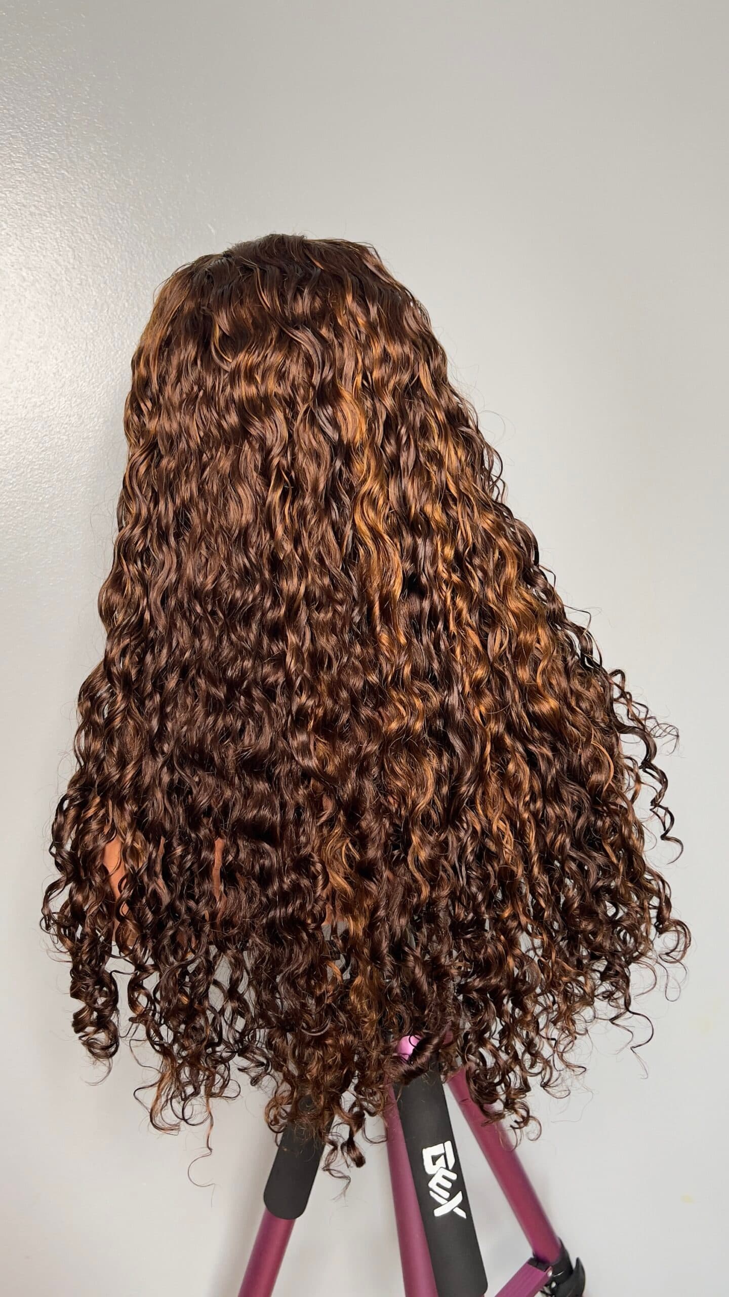 Honey Unit: 20” Deepwaves wig 5*5 Swiss Lace