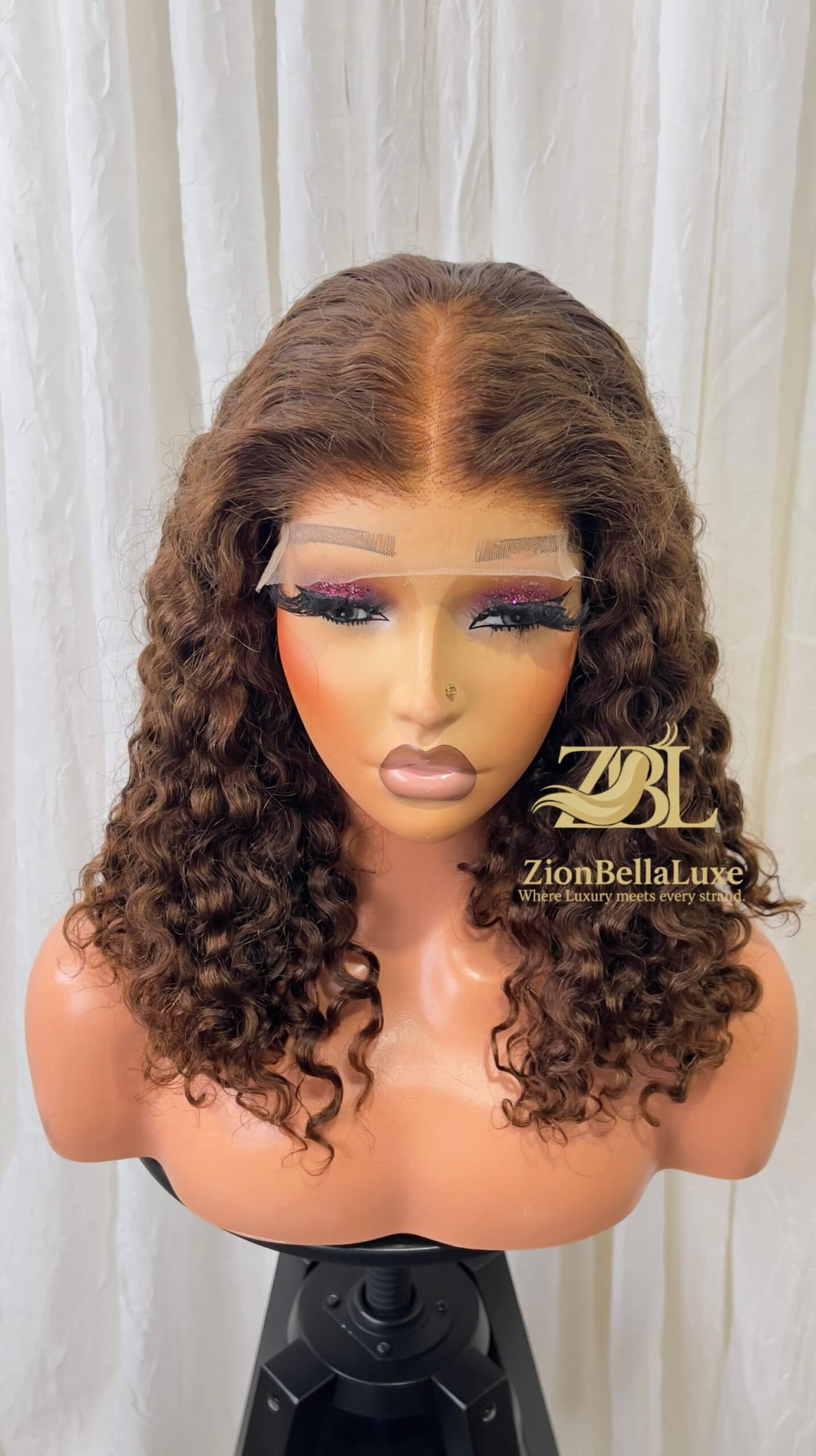 Mia Unit: 5*5 Lace Front Jerry curls Unit 16 inches.